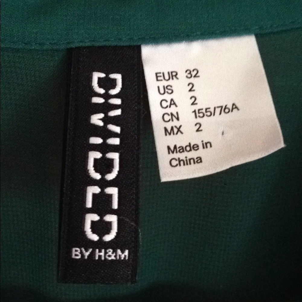 RELISTED Divided by H&M Forrest green dress - Picture 4 of 4